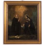Painting "ST. ANTONIO ABATE AND ST. TERESA"