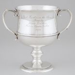 Edwardian Silver Two-Handled Cup, Reid & Sons, London, 1903, height 8.3 in — 21 cm