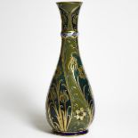 Macintyre Moorcroft Green and Gold Florian Large Vase, c.1903, height 16.6 in — 42.2 cm