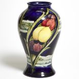 Moorcroft Banded Wisteria Panels Vase, c.1925-30, height 9.3 in — 23.5 cm