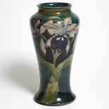 Moorcroft Orchids Vase, c.1916-18, height 12.8 in — 32.5 cm