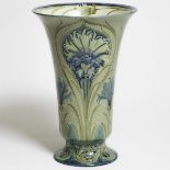 Macintyre Moorcroft Cornflower Vase, c.1910-14, height 11.9 in — 30.2 cm