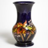 Moorcroft Flambé Orchids Vase, 1930s, height 10.2 in — 25.8 cm