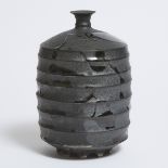 Kayo O'Young (Canadian, b.1950), Black Glazed Vase, 1997, height 9.1 in — 23 cm