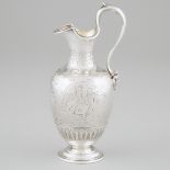 Victorian Silver Small Ewer, Edward & John Barnard, London, 1855, height 7.6 in — 19.4 cm