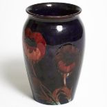 Moorcroft Flambé Poppy Vase, c.1925, height 8.1 in — 20.5 cm