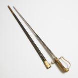 Georgian 1805 Pattern Naval Officer's Sword by Osborn, early 19th century, length 38.25 in — 97.2 cm