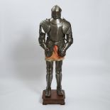 Renaissance Style Suit of Armour, Toledo, Spain, early 20th century, height 74 in — 188 cm