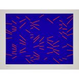 Mario Merola (b. 1931), Canadian, SANS TITRE, 1967, screenprint in colours on wove paper, sheet 26 x