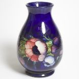 Moorcroft Anemone Large Vase, 1930s, height 12.6 in — 32.1 cm