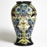 Moorcroft Profusion Large Vase, Philip Gibson, 8/100, 2001, height 16.5 in — 42 cm