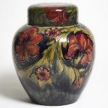 Moorcroft Spanish Covered Ginger Jar, dated 1916, height 10.4 in — 26.3 cm