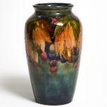 Moorcroft Flambé Grape and Leaf Vase, 1930s, height 8.2 in — 20.8 cm