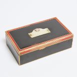 Winnipeg Canoe Club Presentation Cigar Box to R. Frank Wilson, 1934, 1.9 x 6.2 x 3.7 in — 4.7 x 15.7