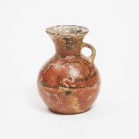 Arequipa Pre Columbian Red Slip Pottery Bottle, height 5.75 in — 14.6 cm