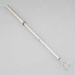 Victorian Silver and Plated Telescopic Toasting Fork, London, 1868, length 10.5 in — 26.5 cm; extend
