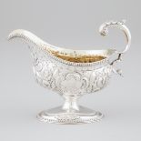 George III Silver Sauce Boat, William Skeen, London, 1780, length 6.3 in — 16 cm