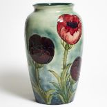 Moorcroft Poppy Large Vase, c.1925-30, height 14.2 in — 36 cm