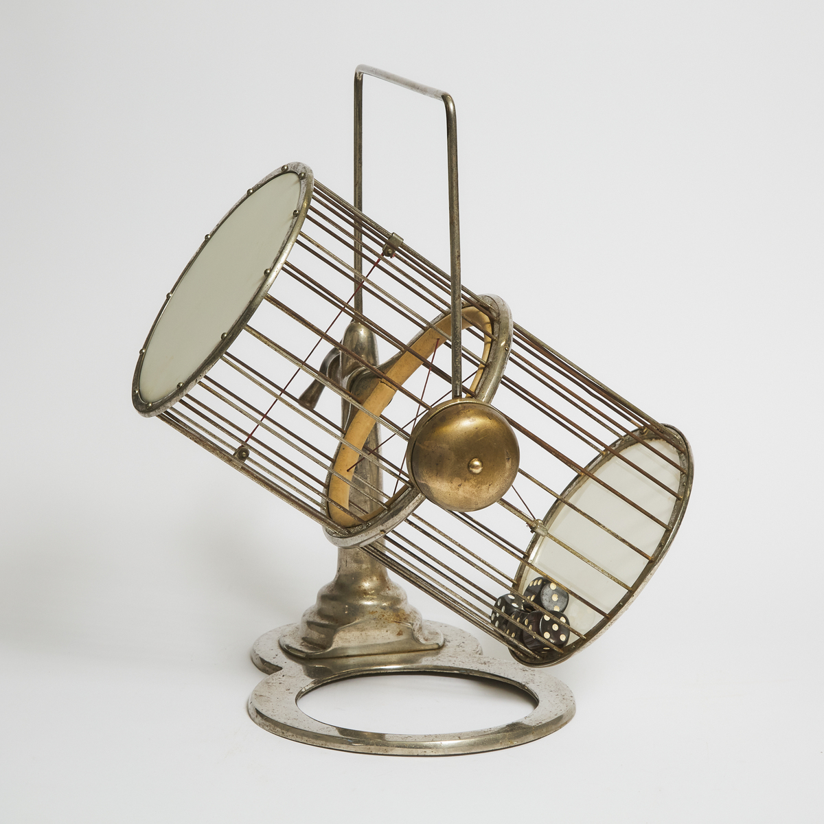 Carnival Gaming Dice Cage, c.1930, height 21 in — 53.3 cm - Image 2 of 2
