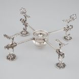 George III Silver Dish Cross, William Abdy I, London, 1778, diameter 10.2 in — 26 cm