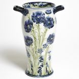 Macintyre Moorcroft Florian Poppy Two-Handled Vase, c.1903-04, height 9.8 in — 24.8 cm