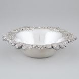 American Silver 'Chrysanthemum' Berry Bowl, Tiffany & Co., New York, N.Y., c.1981-1902, height 2.5 i