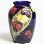 Moorcroft Wisteria Panels Vase, c.1925, height 9.2 in — 23.4 cm