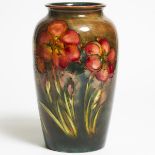 Moorcroft Flambé African Lily Vase, c.1955, height 12.3 in — 31.3 cm