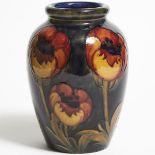 Moorcroft Poppy Vase, c.1925, height 9.1 in — 23 cm