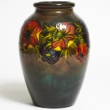 Moorcroft Flambé Anemone Large Vase, c.1960, height 13 in — 33 cm