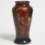 Moorcroft Flambé Grape and Leaf Vase, 1930s, height 12.4 in — 31.5 cm