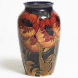 Moorcroft Poppy Vase, c.1925, height 8.1 in — 20.5 cm