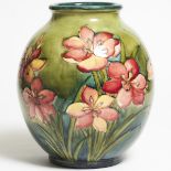 Moorcroft African Lily Large Vase, c.1950, height 11.8 in — 30 cm