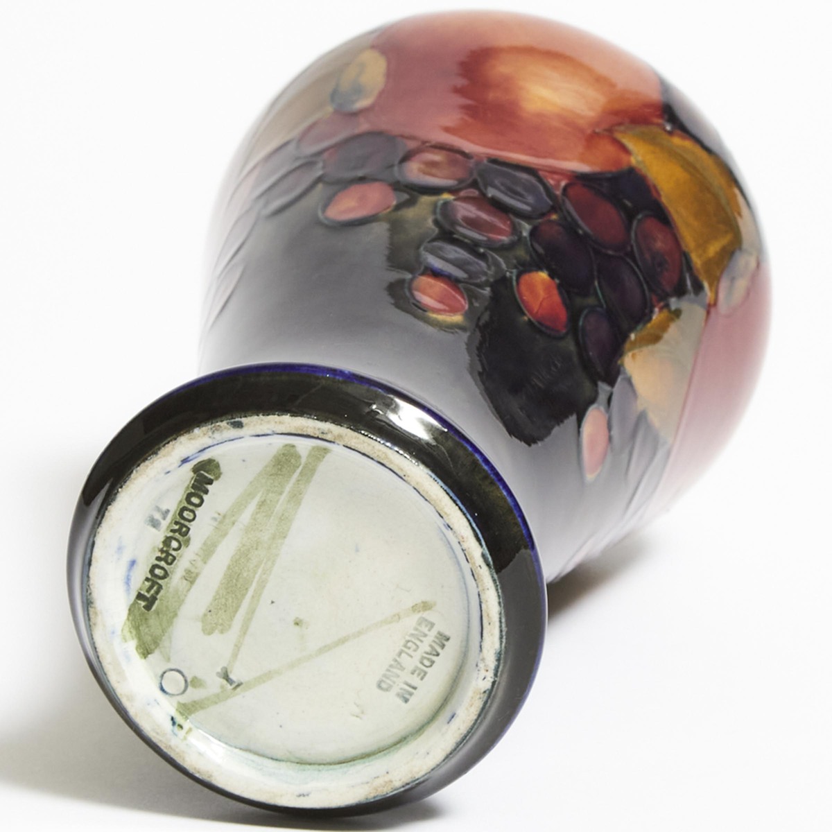 Moorcroft Pomegranate Vase, c.1920, height 6.9 in — 17.5 cm - Image 3 of 3