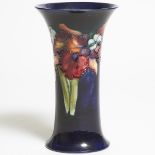 Moorcroft Orchids Vase, 1950s, height 10.3 in — 26.1 cm