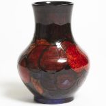 Moorcroft Flambé Wisteria Vase, c.1925-30, height 6.5 in — 16.5 cm