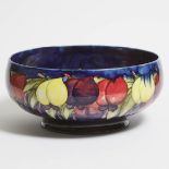 Moorcroft Wisteria Large Bowl, for the Wembly Exhibition, dated 1924, height 6.8 in — 17.3 cm, diame