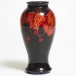 Moorcroft Flambé Grape and Leaf Vase, c.1925, height 8.7 in — 22 cm