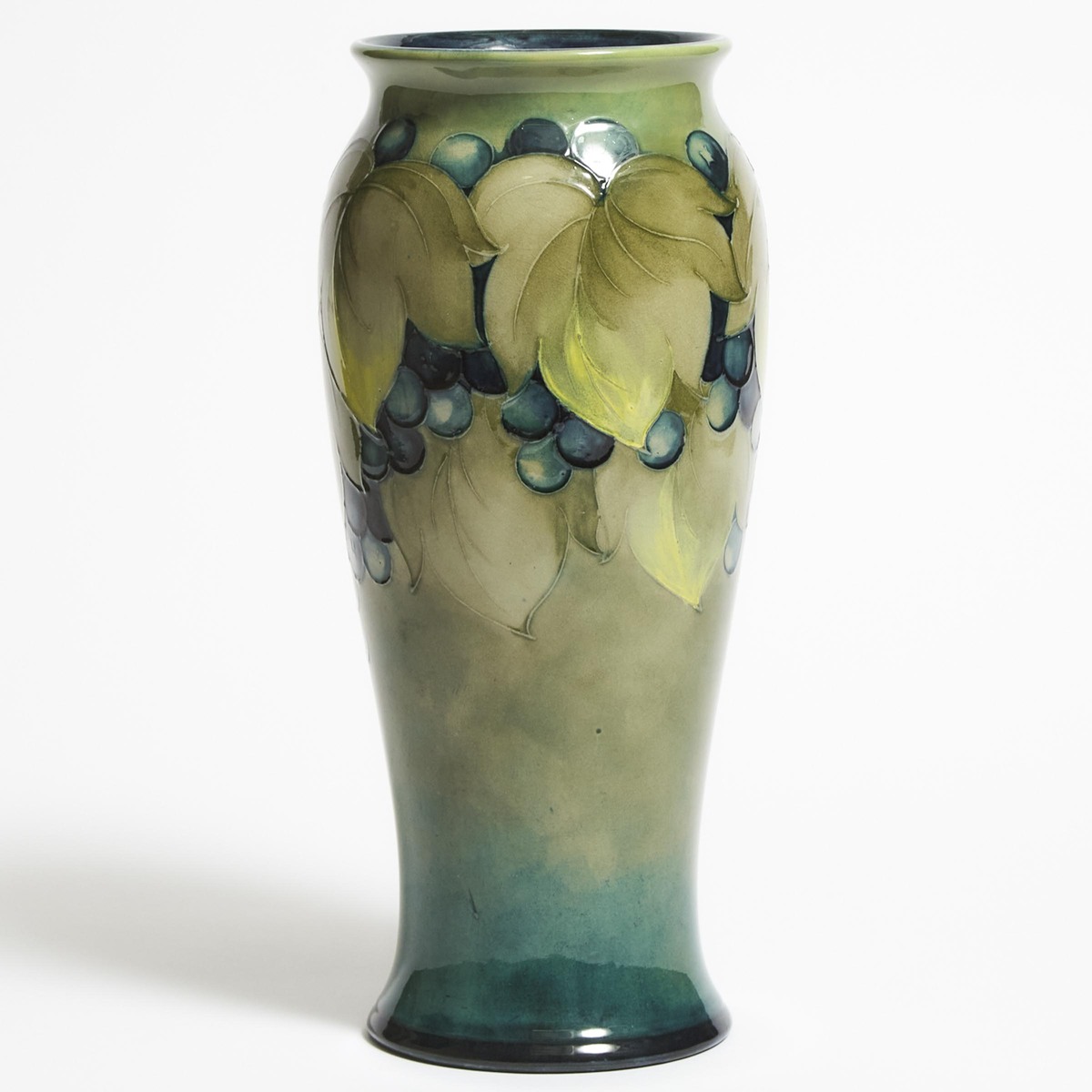 Moorcroft Grape and Leaf Vase, c.1928-30, height 12.4 in — 31.5 cm - Image 2 of 3