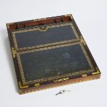 George III Brass Bound Rosewood Campaign Writing Slope, Edwards Real Manufacturer, London, c.1820, 6