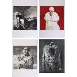 Yan Pei Ming (b. 1960), ICONS, 2013, each signed and numbered 28/75; published by Les Cahiers de l'H
