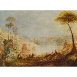 After Joseph Mallord William Turner (1775-1851), ARCADIAN LANDSCAPE, 23.4 ins x 32.5 ins; 59.5 cms x