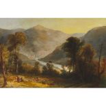 After Joseph Mallord William Turner (1775-1851), PASTORAL MOUNTAIN SCENE, 16.1 ins x 24.2 ins; 41 cm