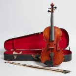 Austrian Small Viola, Johann Scholl, Vienna, early 20th century, case length 31.25 in — 79.4 cm