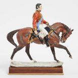 Royal Worcester Equestrian Figure, 'Wellington', Bernard Winskill, c.1969, overall height 16.5 in —