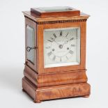 English Mahogany Table Clock, Ganthony, Cheapside, 19th century, 9.5 x 6.25 x 13 in — 24.1 x 15.9 x
