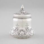American Silver Small Covered Jar, Theodore B. Starr, New York, N.Y., c.1900, height 3 in — 7.5 cm