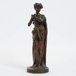 George van der Straeten (Belgian, 1856–1941), STANDING FIGURE OF A GENTLEWOMAN, height 24 in — 61 cm