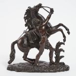 After Guillaume Coustou (French, 1677-1746), CHEVAL DE MARLY, 19TH CENTURY, height 12 in — 30.5 cm