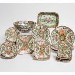 A Group of Twenty-Eight Canton Famille Rose Bowls and Dishes, Early 20th Century, 民国 广彩瓷碗碟一组共二十八件, p